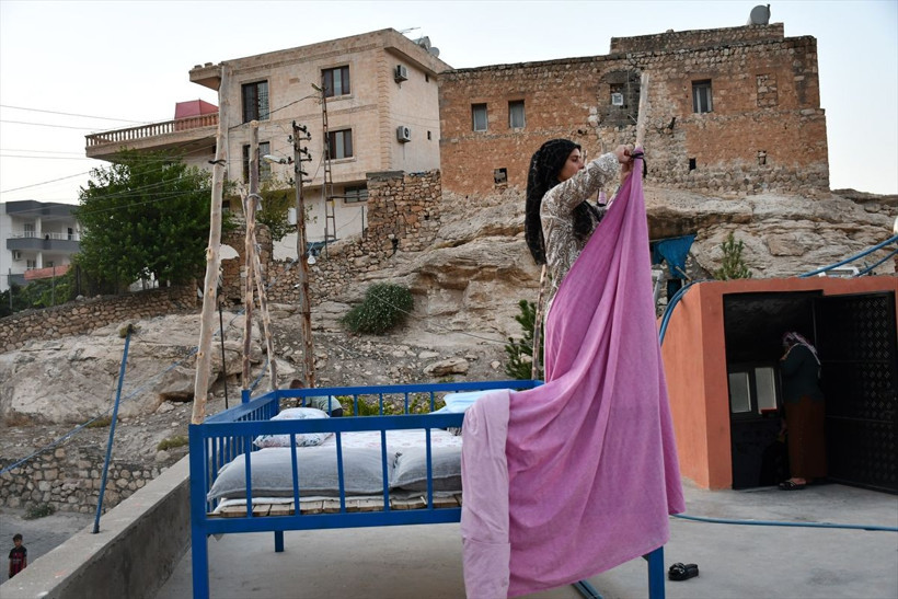 Mardin ve Batman'da sıcak havada "dam palas" keyfi - Resim: 10