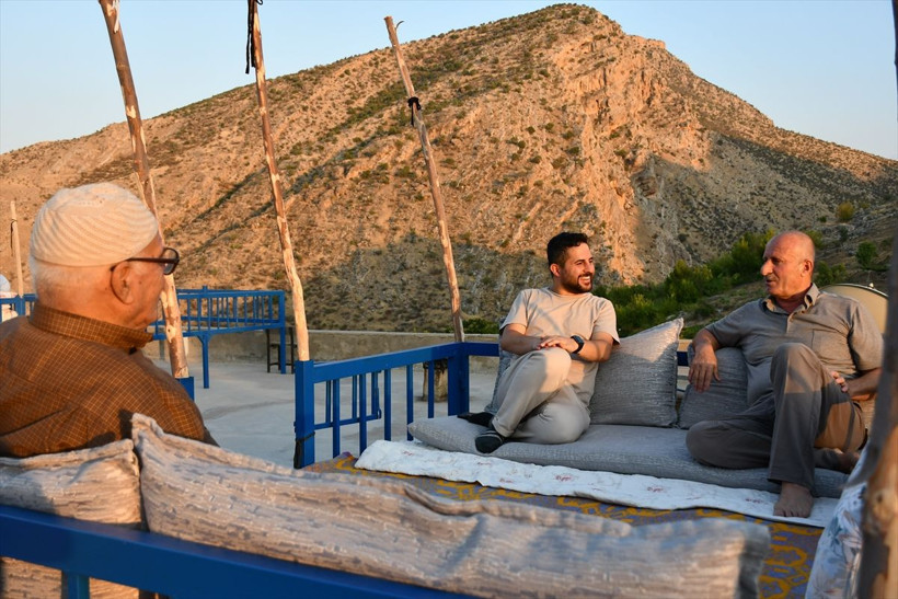 Mardin ve Batman'da sıcak havada "dam palas" keyfi - Resim: 11