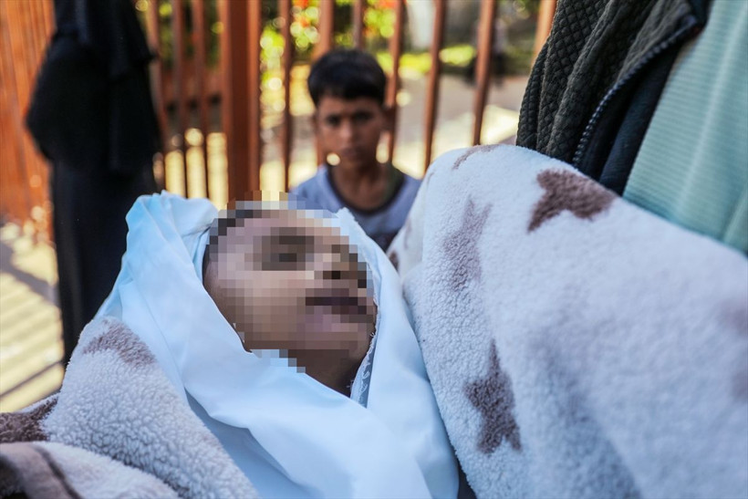 Gazze'de 7 aylık bebek annesinin kucağındayken İsrail kurşunuyla can verdi - Resim: 2