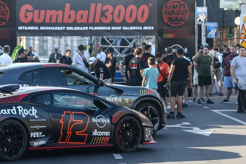 Dünyaca ünlü otomobil rallisi "Gumball 3000" Sırbistan'a ulaştı - Resim: 2