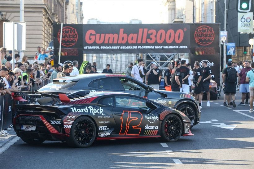 Dünyaca ünlü otomobil rallisi "Gumball 3000" Sırbistan'a ulaştı - Resim: 13