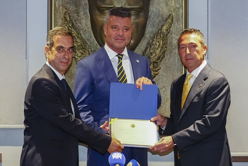Fenerbahçe Başkanı Sadettin Saran ve yönetim kurulu üyeleri mazbatalarını aldı - Resim: 1