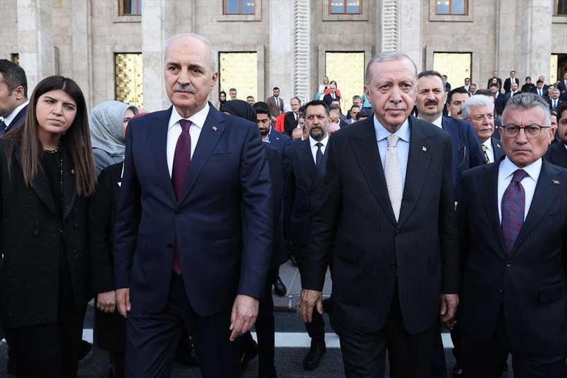 Meclis'te sürpriz görüşme: AK Parti, MHP, İYİ Parti, DEM Parti heyetleri aynı karede - Resim: 2