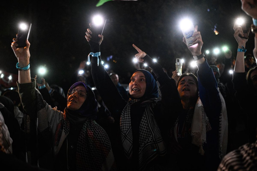 Ankara'da Küresel Sumud Filosu'na destek eylemi düzenlendi - Resim: 8
