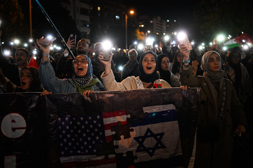 Ankara'da Küresel Sumud Filosu'na destek eylemi düzenlendi - Resim: 9