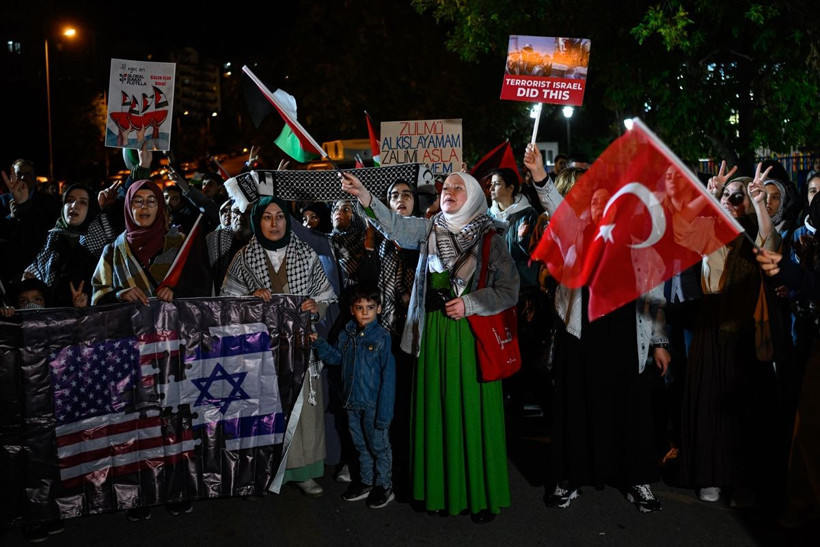 Ankara'da Küresel Sumud Filosu'na destek eylemi düzenlendi - Resim: 13