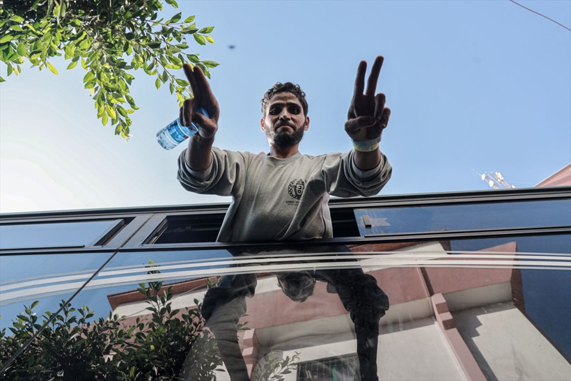 İsrail'in serbest bıraktığı Filistinli esirler Gazze'de - Resim: 23