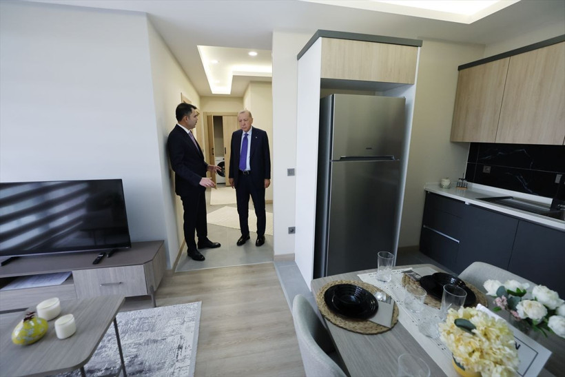 Yüzyılın Konut Projesi | Cumhurbaşkanı Erdoğan, örnek daireyi inceledi - Resim: 4