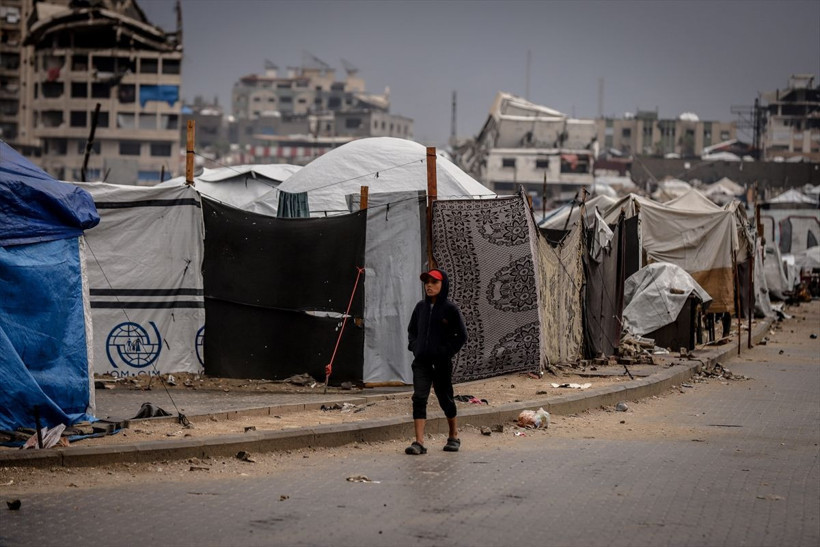Gazzelilerin çadırları sular altında kaldı - Resim: 10