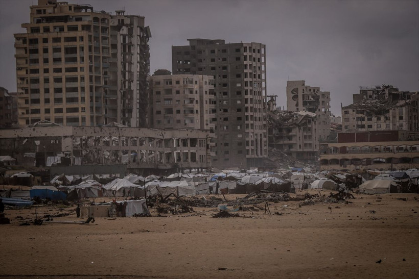 Gazzelilerin çadırları sular altında kaldı - Resim: 24