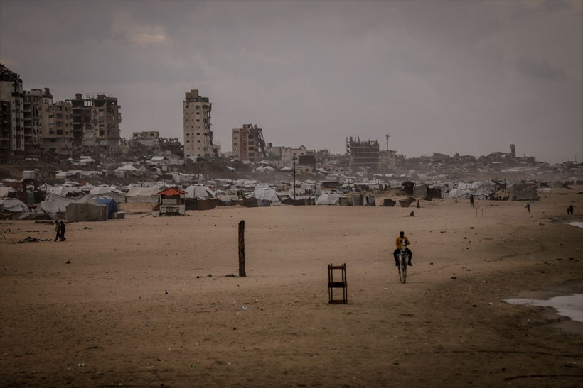 Gazzelilerin çadırları sular altında kaldı - Resim: 28
