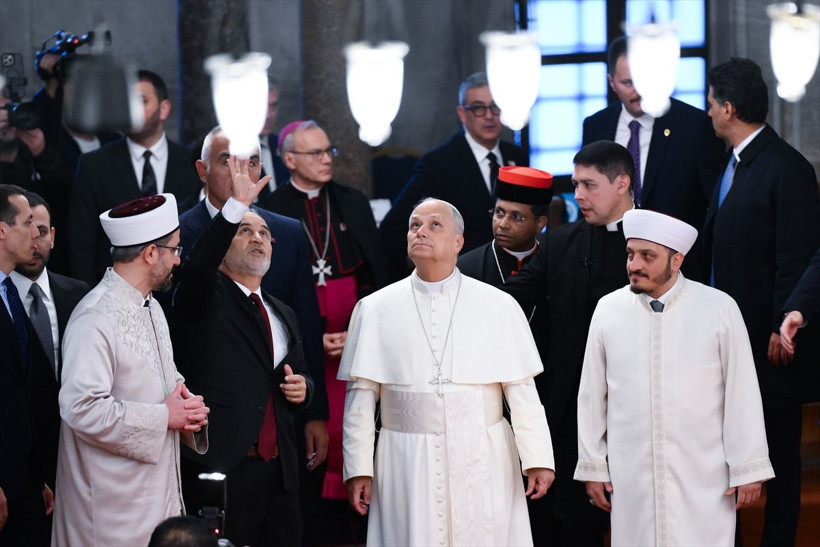 Tarihi ziyaret: Papa 14. Leo İstanbul’da ilk durağını Sultanahmet’te verdi - Resim: 1