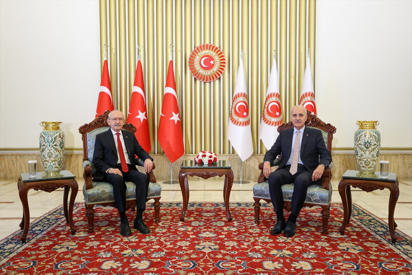 Kurtulmuş'tan çerçeve yasa turu! MHP, DEM Parti, CHP ve Yeni Yol'u ziyaret etti - Resim : 3