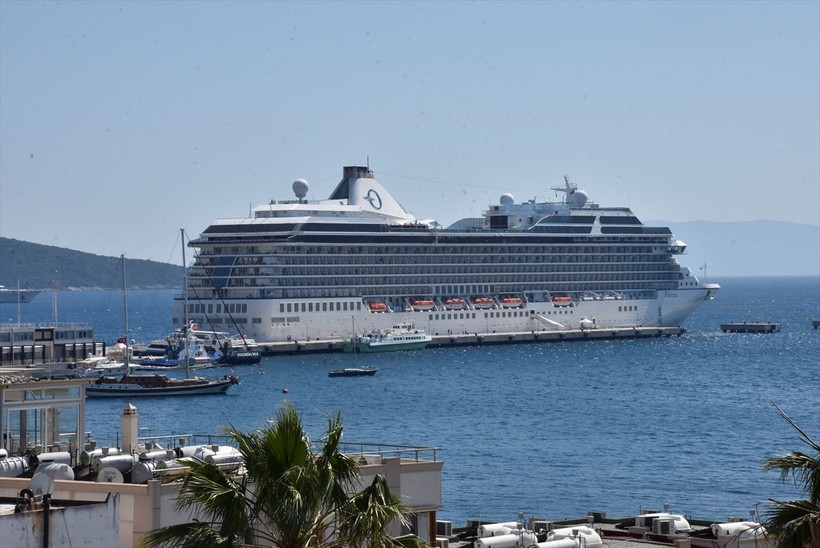 Kruvaziyer gemisi Marina 1182 turisti Bodrum'a getirdi - Resim: 2