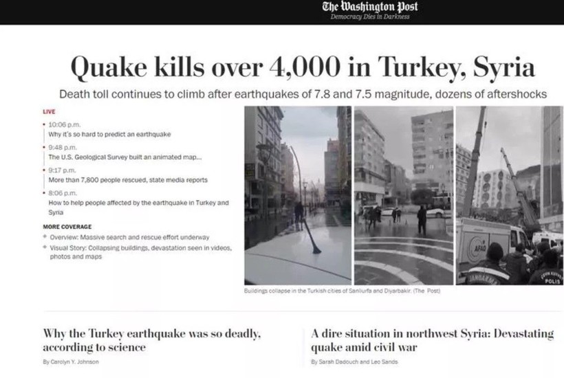 Türkiye'deki deprem dünya basınının manşetlerinde yer alıyor - Resim: 11