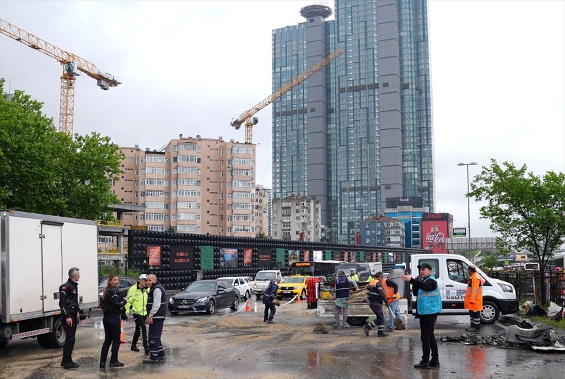 Beşiktaş'ta zincirleme kaza! 8 araç birbirine girdi: Çok sayıda yaralı var - Resim: 20