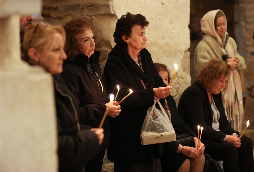 Antalya'da 'Noel Baba' için Kilise'de ayin düzenlendi - Resim: 5