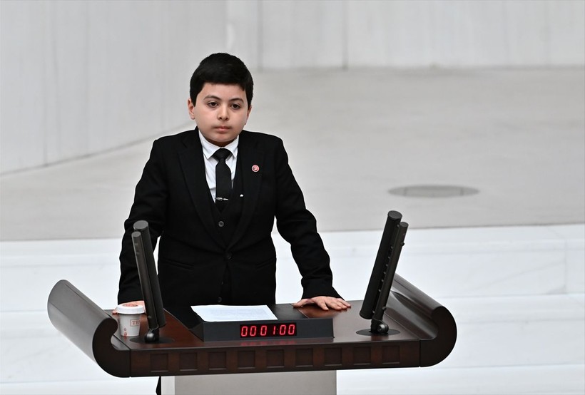Meclis'te 23 Nisan geleneği: Çocuk Özel Oturumu yapıldı - Resim: 24