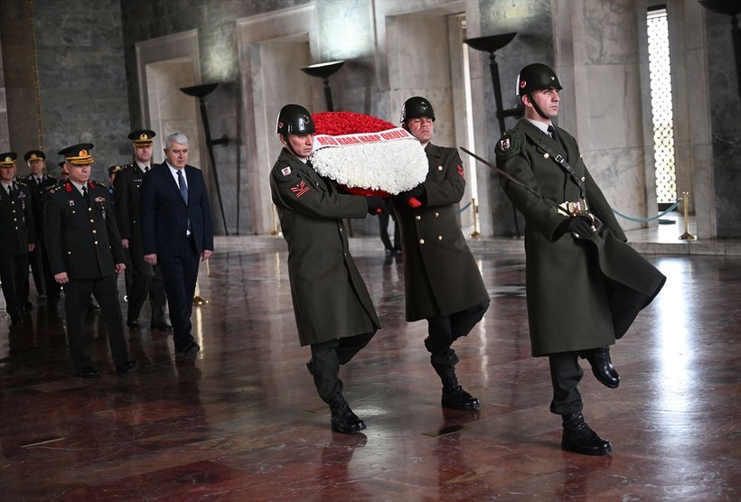 Atatürk'ün Kara Harp Okulu'na girişinin 125'inci yıl dönümü! Öğrenciler Anıtkabir'i ziyaret etti - Resim: 12