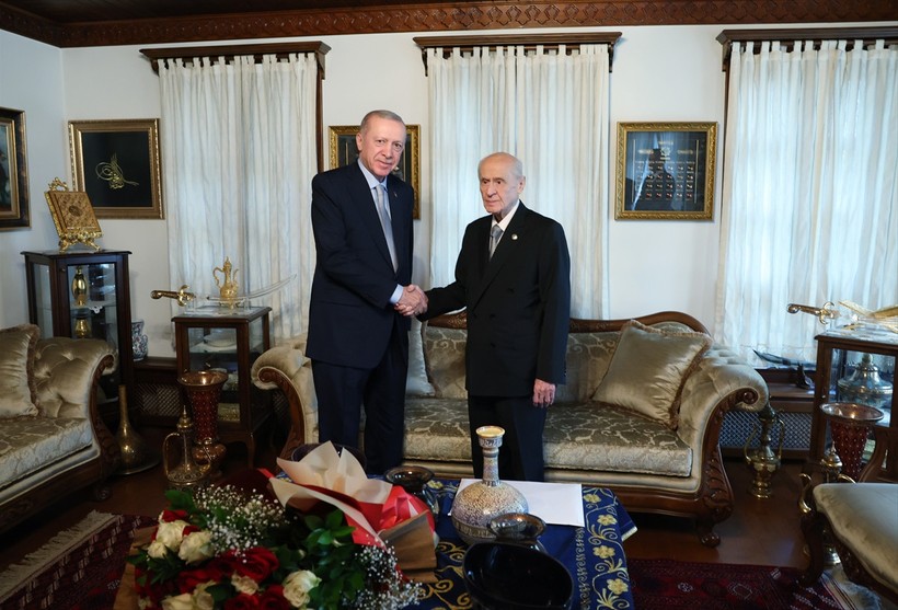 Cumhurbaşkanı Erdoğan, Bahçeli ile görüştü - Resim : 2