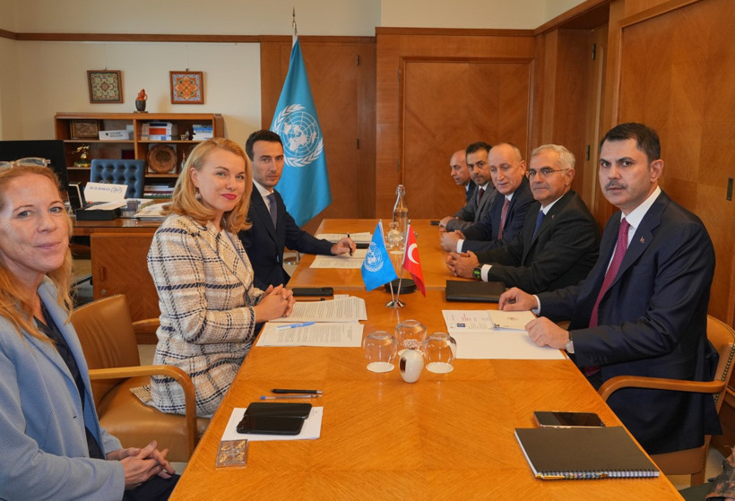 Bakan Kurum, BM Habitat İcra Direktörü Rossbach ve UNECE İcra Direktörü Molcean ile görüştü - Resim : 3