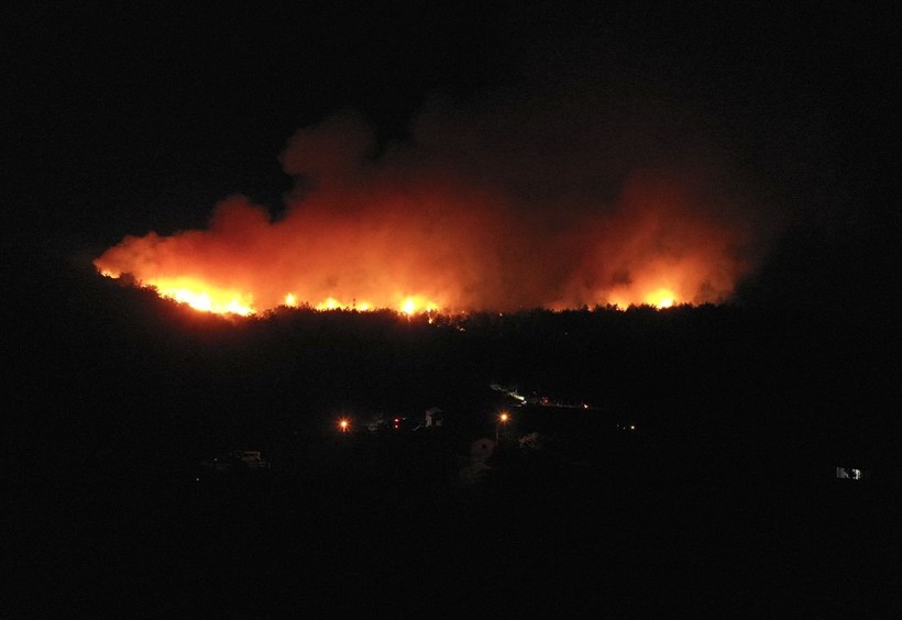 İzmir Urla'da orman yangını - Resim: 3
