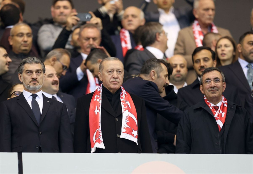 Milli maça damga vuran kare: Erdoğan'ın sevinci Kavelaşvili'nin hüznü - Resim: 1