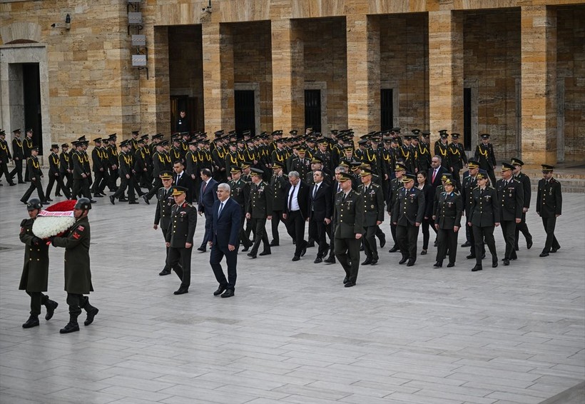 Atatürk'ün Kara Harp Okulu'na girişinin 125'inci yıl dönümü! Öğrenciler Anıtkabir'i ziyaret etti - Resim: 7
