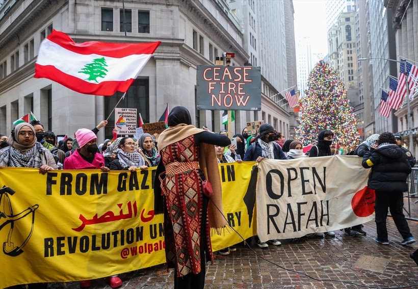 New York Gazze'de ölen binlerce bebek ve çocuk için sessiz yürüyüş yaptı - Resim: 34