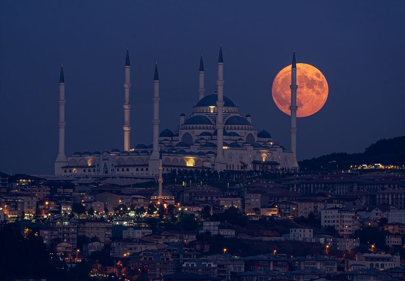 Türkiye'nin dört bir yanından süper mavi ay görüntüleri - Resim: 13