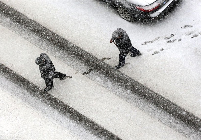 Başkent Ankara beyaz masalı yaşıyor! Yurt genelinden kar manzaraları ❄️☃️🧤 - Resim: 7
