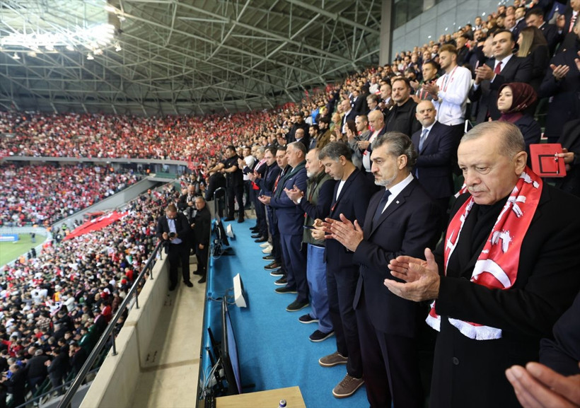 Milli maça damga vuran kare: Erdoğan'ın sevinci Kavelaşvili'nin hüznü - Resim: 10