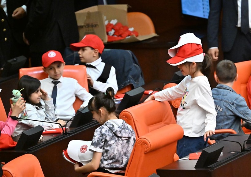 Meclis'te 23 Nisan geleneği: Çocuk Özel Oturumu yapıldı - Resim: 43
