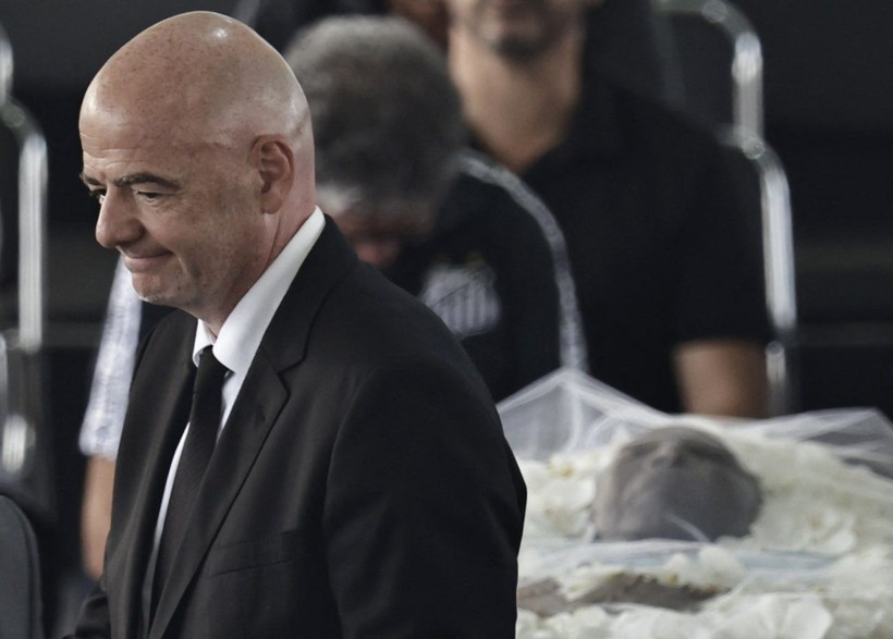 FIFA Başkanı Infantino Pele'nin cenazesinde selfie yaptı - Resim: 9