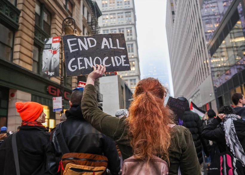 New York Gazze'de ölen binlerce bebek ve çocuk için sessiz yürüyüş yaptı - Resim: 39