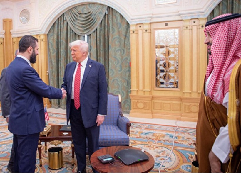 Son dakika! Riyad'da 4'lü zirve: Cumhurbaşkanı Erdoğan, Trump, Selman ve Şara ile görüştü - Resim : 1