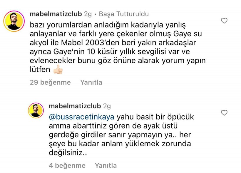 Mabel Matiz ve Gaye Su Akyol öpüştü: Sosyal medyada tepki var - Resim: 6