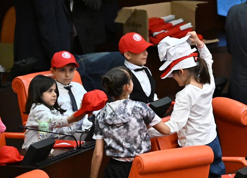 Meclis'te 23 Nisan geleneği: Çocuk Özel Oturumu yapıldı - Resim: 42