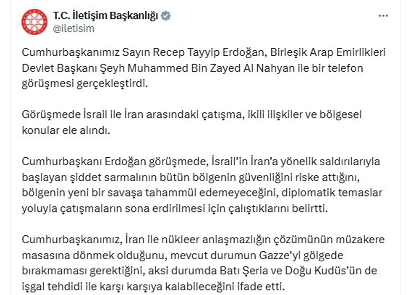 Cumhurbaşkanı Erdoğan BAE Devlet Başkanı Al Nahyan ile görüştü - Resim : 1
