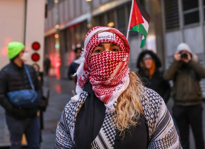 New York Gazze'de ölen binlerce bebek ve çocuk için sessiz yürüyüş yaptı - Resim: 41