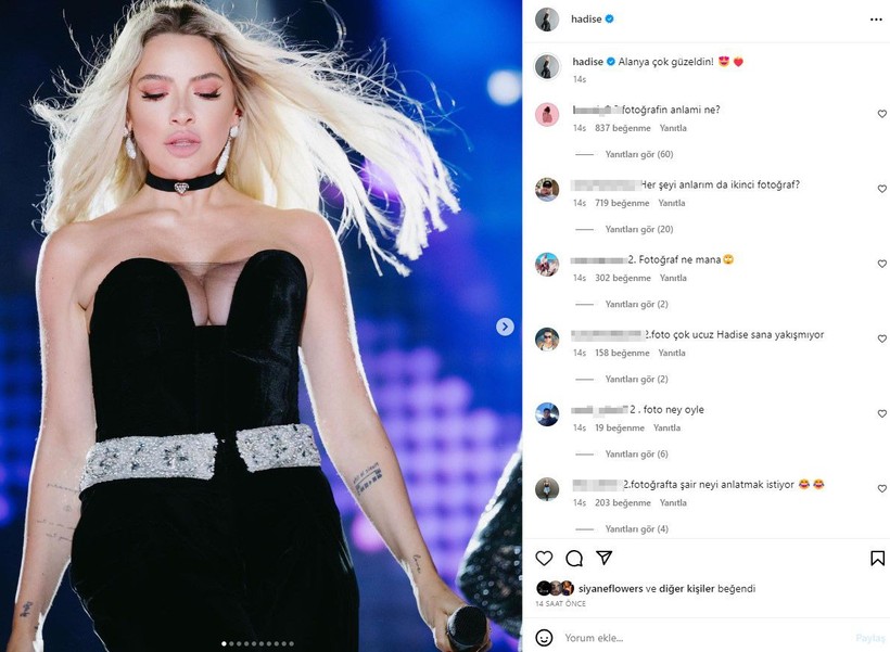 Hadise dekoltesini paylaştı! Takipçisi yorumu patlattı: Aç memelerini sen de kurtul biz de - Resim: 12