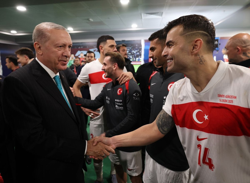 Cumhurbaşkanı Erdoğan milli takım oyuncularını tebrik etti - Resim: 5