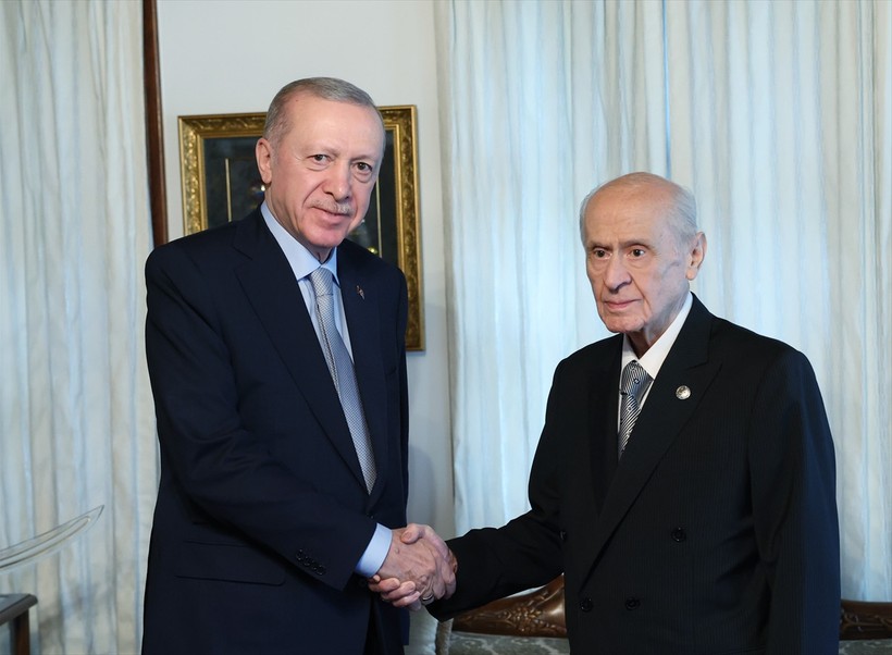 Cumhurbaşkanı Erdoğan, Bahçeli ile görüştü - Resim : 3