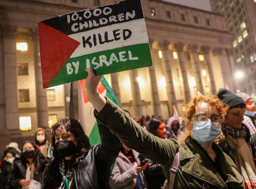 New York Gazze'de ölen binlerce bebek ve çocuk için sessiz yürüyüş yaptı - Resim: 29