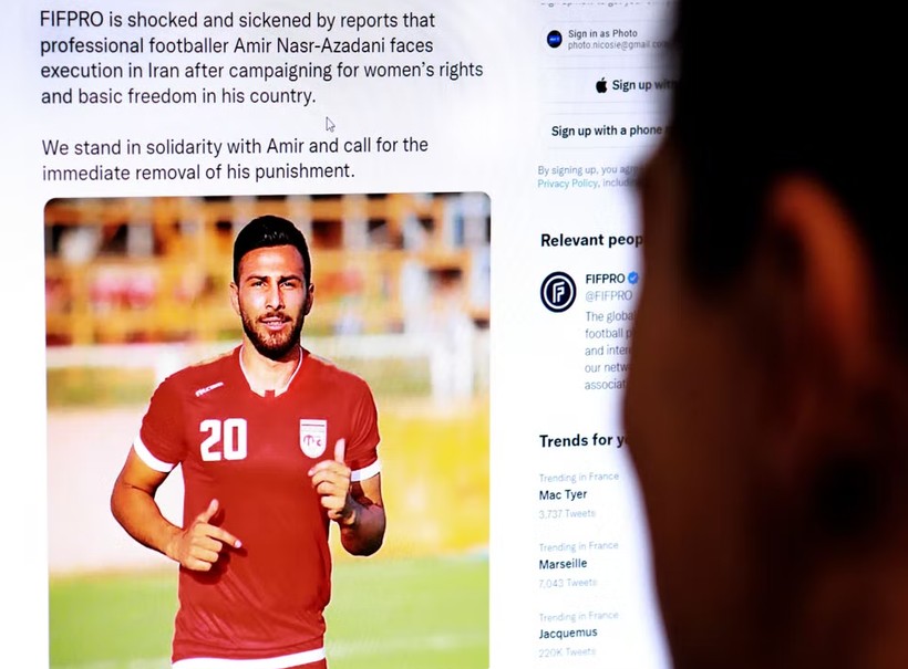 Protestolara katıldı hayatı karardı! İranlı futbolcu Amir Nasr-Azadani idam edilecek - Resim: 9