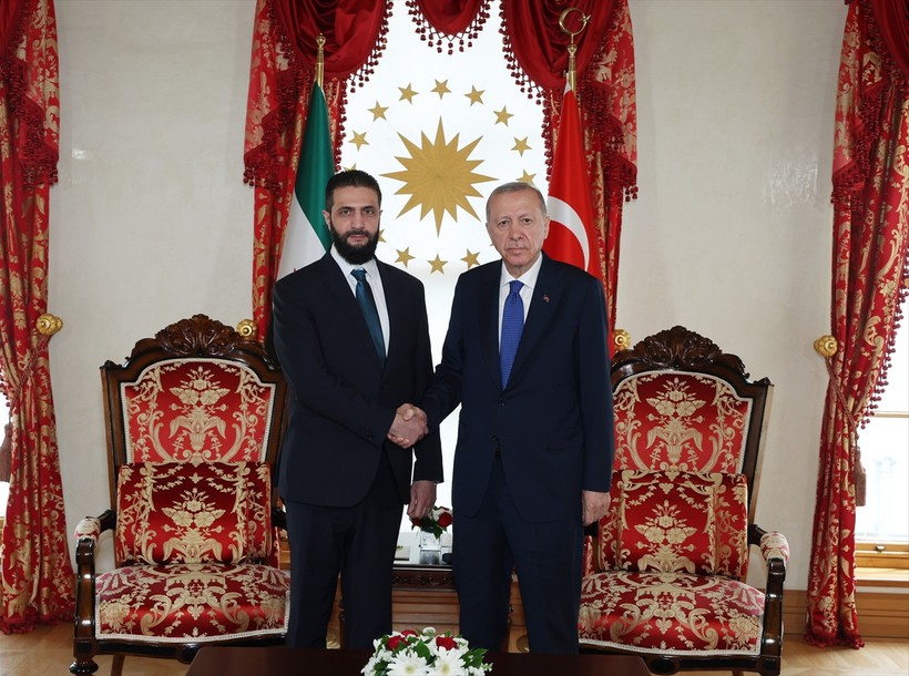 Cumhurbaşkanı Erdoğan, Şara ile bir araya geldi - Resim : 2