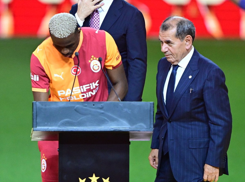 Leroy Sane ve Victor Osimhen için RAMS Park'ta imza töreni düzenlendi - Resim: 8