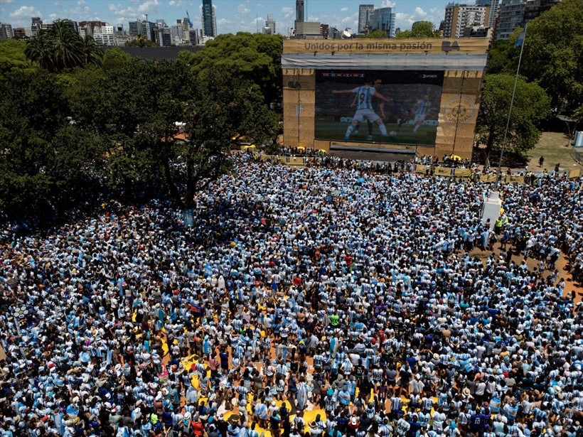 Arjantin'in başkenti Buenos Aires'te Dünya Kupası şampiyonluğu sonrası ikonik fotoğraflar - Resim: 11