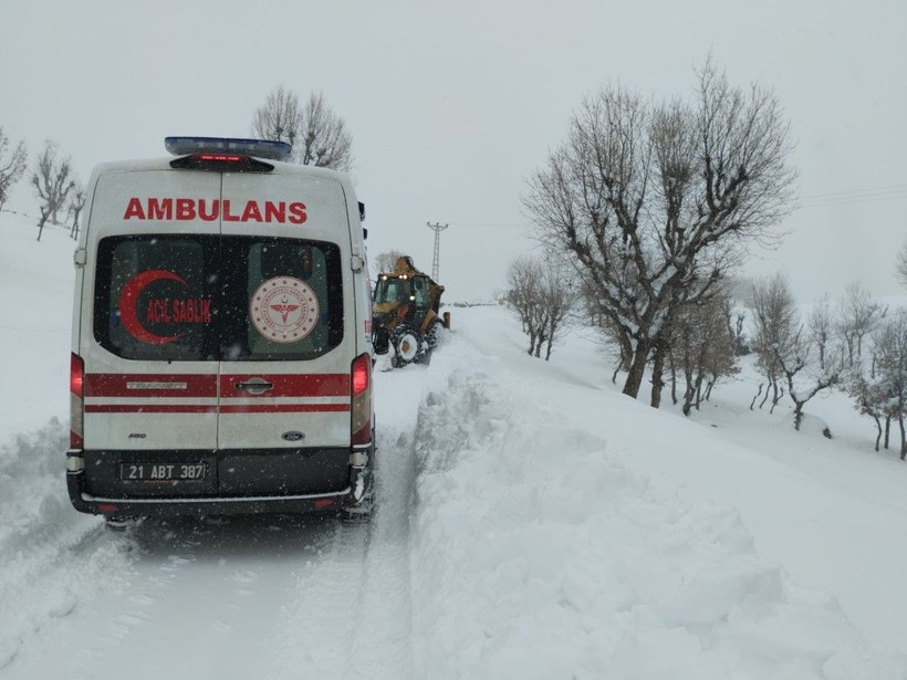 Türkiye'nin Doğusu bu sabahtan itibaren etkili olan kara teslim oldu! Şanlıurfa - Diyarbakır yolu ulaşıma kapandı - Resim: 6