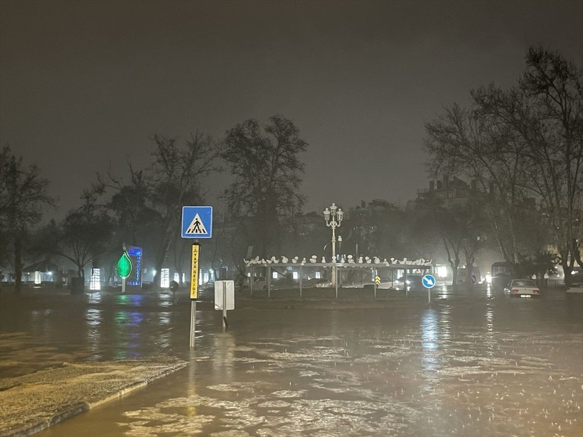 Gaziantep ve Kilis'te etkili olan sağanak ve dolu yağışının etkisi fotoğraflandı - Resim: 10